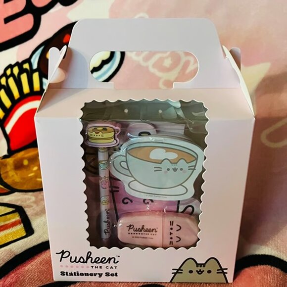 New! Pusheen® Breakfast Club Stationery multi Set, cute - Picture 3 of 5